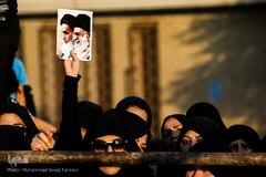 تشییع پیکر دو شهید گمنام در روز شهادت امام جواد (ع)