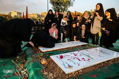 تشییع پیکر دو شهید گمنام در روز شهادت امام جواد (ع)