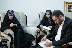 دیدار نمایندگان جامعه قرآنی با خانواده شهید قرآنی «شهید سعید فرشچی»
