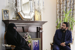 دیدار نمایندگان جامعه قرآنی با خانواده شهید قرآنی «شهید سعید فرشچی»
