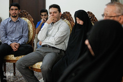 دیدار نمایندگان جامعه قرآنی با خانواده شهید قرآنی «شهید سعید فرشچی»
