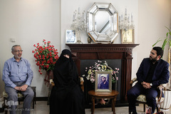 دیدار نمایندگان جامعه قرآنی با خانواده شهید قرآنی «شهید سعید فرشچی»
