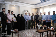 دیدار نمایندگان جامعه قرآنی با خانواده شهید قرآنی «شهید سعید فرشچی»

