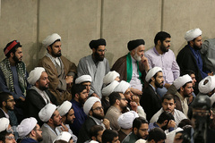 دیدار طلاب حوزه‌های علمیه استان تهران با رهبر انقلاب