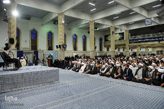 دیدار طلاب حوزه‌های علمیه استان تهران با رهبر انقلاب