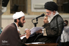 دیدار طلاب حوزه‌های علمیه استان تهران با رهبر انقلاب