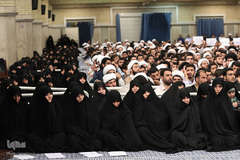 دیدار طلاب حوزه‌های علمیه استان تهران با رهبر انقلاب