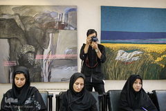 نشست خبری ششمین سوگواره عاشورایی عکس و پوستر هیات
