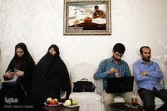 دیدار نمایندگان جامعه قرآنی با خانواده شهید مدافع حرم علی آقا عبداللهی
