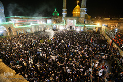 مراسم شب شهادت حضرت مسلم بن عقیل در حرم سیدالکریم