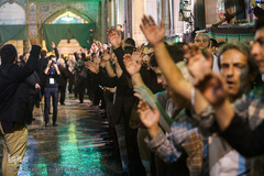 مراسم شب شهادت حضرت مسلم بن عقیل در حرم سیدالکریم