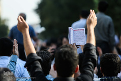 دعای عرفه در صنف لباس فروش های تهران