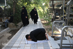 دعای عرفه در بهشت زهرا (س) تهران