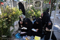 دعای عرفه در بهشت زهرا (س) تهران