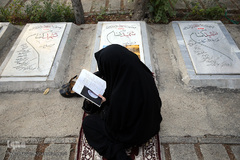 دعای عرفه در بهشت زهرا (س) تهران