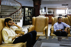 همراه با متسابقان و داوران در هتل محل اسکان