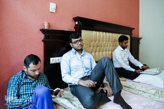 همراه با متسابقان و داوران در هتل محل اسکان