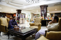 همراه با متسابقان و داوران در هتل محل اسکان