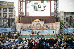 برگزاری جشن بزرگ عید غدیر در میدان امام حسین(ع)
