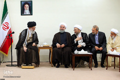 دیدار اعضای مجمع تشخیص مصلحت نظام با رهبر انقلاب
