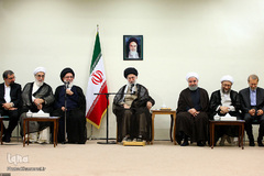 دیدار اعضای مجمع تشخیص مصلحت نظام با رهبر انقلاب
