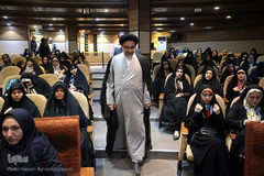 حضور حجت الاسلام مهدی خاموشی، رئیس سازمان تبلیغات اسلامی در مراسم