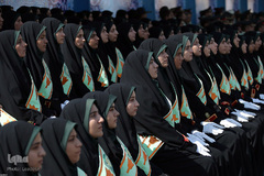 حضور رهبر معظم انقلاب در مراسم دانش‌آموختگی،دانشجویان دانشگاه علوم انتظامی