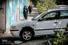 پارک خودرو در مسیر عابرین پیاده