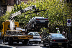 برخورد قانونی و بجا با خودروی متخلف