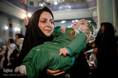 همایش شیرخوارگان حسینی در مصلی شهر ری
