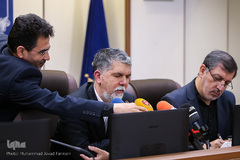 نخستین نشست خبری وزیر فرهنگ و ارشاد اسلامی
