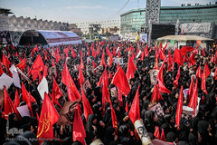 مراسم تشییع پیکر شهید محسن حججی در تهران