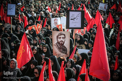 مراسم تشییع پیکر شهید محسن حججی در تهران