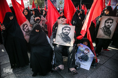 مراسم تشییع پیکر شهید محسن حججی در تهران