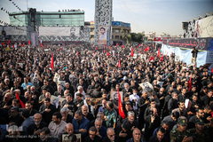 مراسم تشییع پیکر شهید محسن حججی در تهران