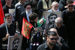 مراسم تشییع پیکر شهید محسن حججی در تهران