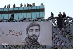 مراسم تشییع پیکر شهید محسن حججی در تهران