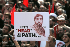 مراسم تشییع پیکر شهید محسن حججی در تهران