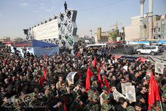 مراسم تشییع پیکر شهید محسن حججی در تهران