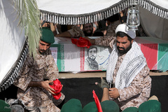 مراسم تشییع پیکر شهید محسن حججی در تهران