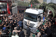 مراسم تشییع پیکر شهید محسن حججی در تهران