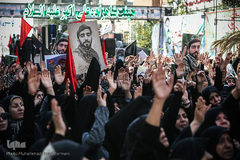 مراسم تشییع پیکر شهید محسن حججی در تهران