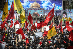 مراسم تشییع پیکر شهید محسن حججی در تهران