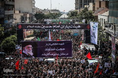 مراسم تشییع پیکر شهید محسن حججی در تهران