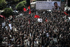 مراسم تشییع پیکر شهید محسن حججی در تهران