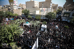 مراسم تشییع پیکر شهید محسن حججی در تهران