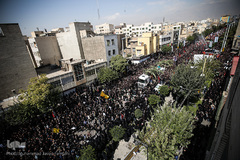 مراسم تشییع پیکر شهید محسن حججی در تهران