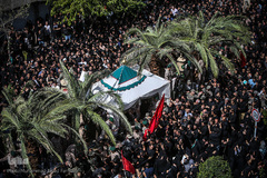 مراسم تشییع پیکر شهید محسن حججی در تهران
