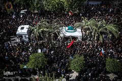 مراسم تشییع پیکر شهید محسن حججی در تهران