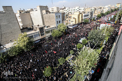 مراسم تشییع پیکر شهید محسن حججی در تهران